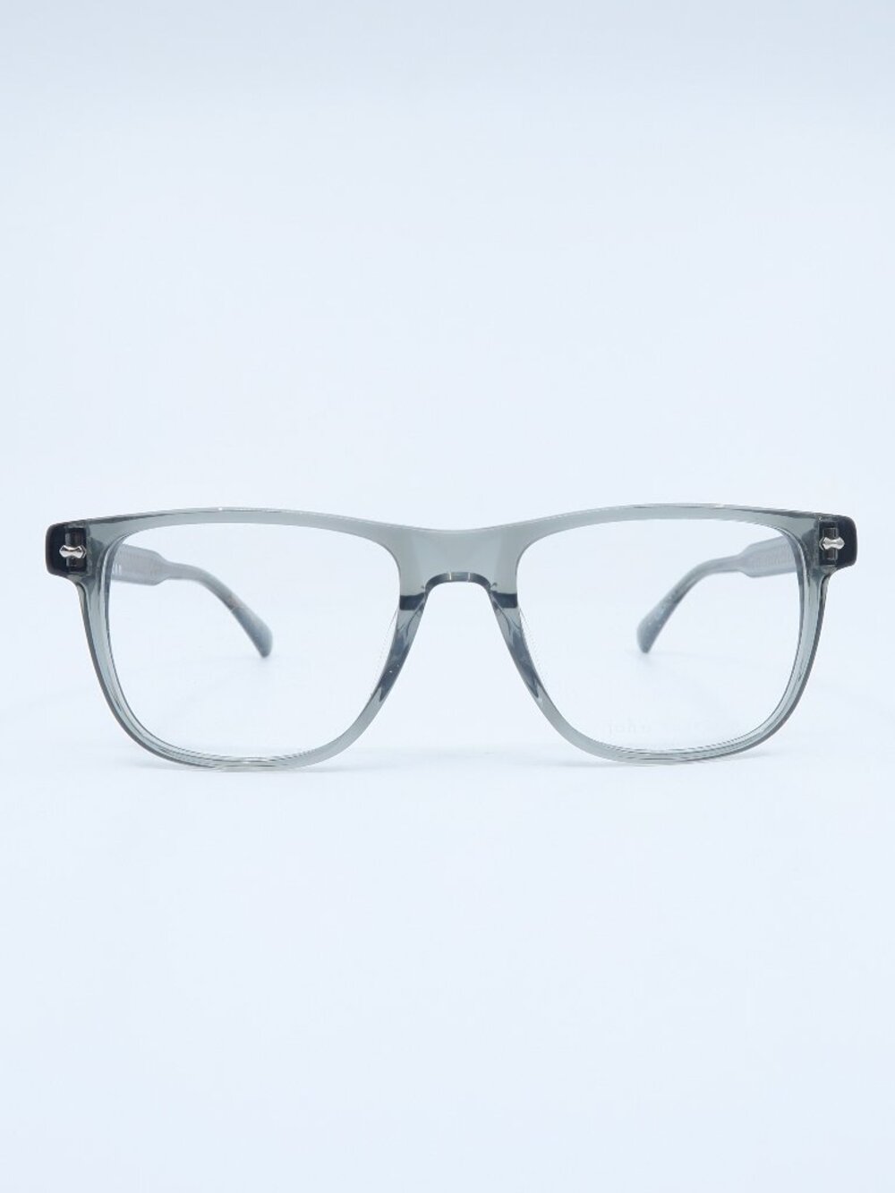 John Varvatos VJV438 804P Transparent Sage, Square, New Men's Eyeglasses Frames.